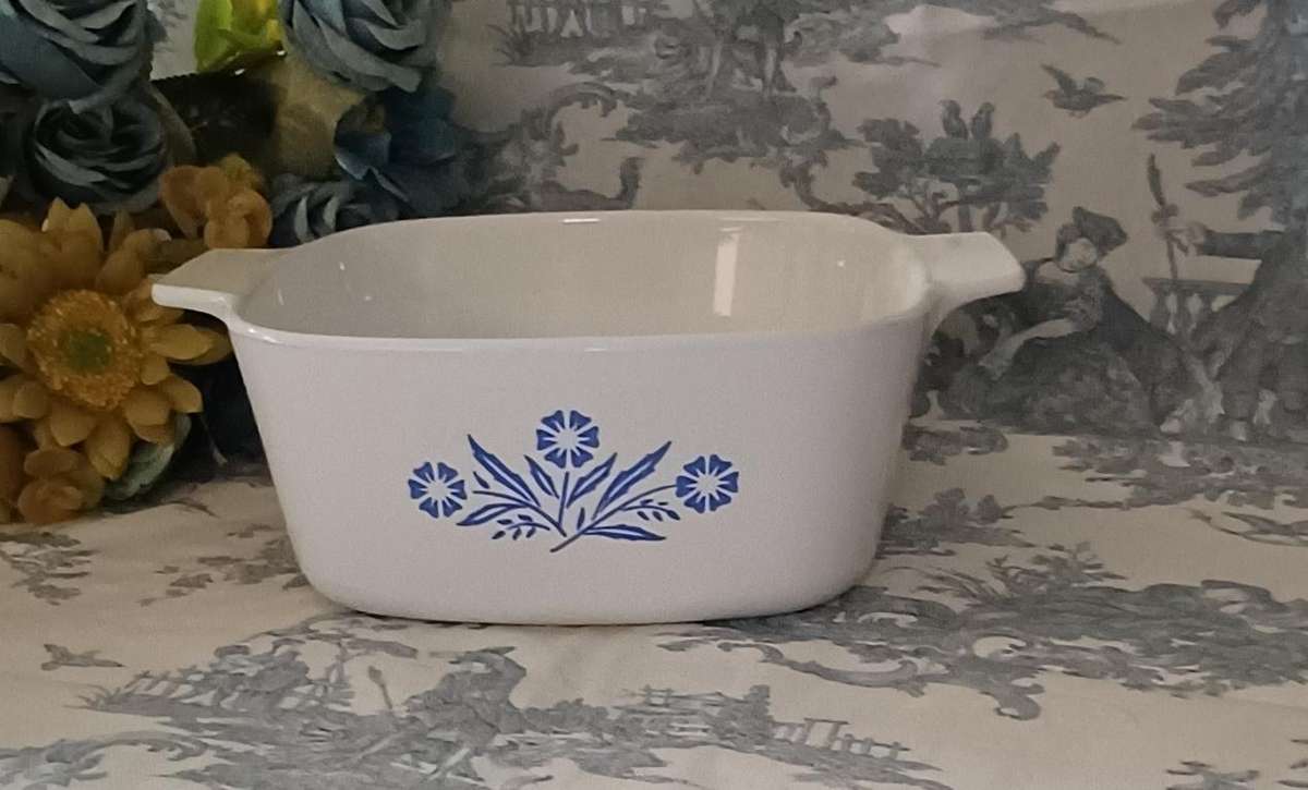 Corning Ware Blue Cornflower Dish