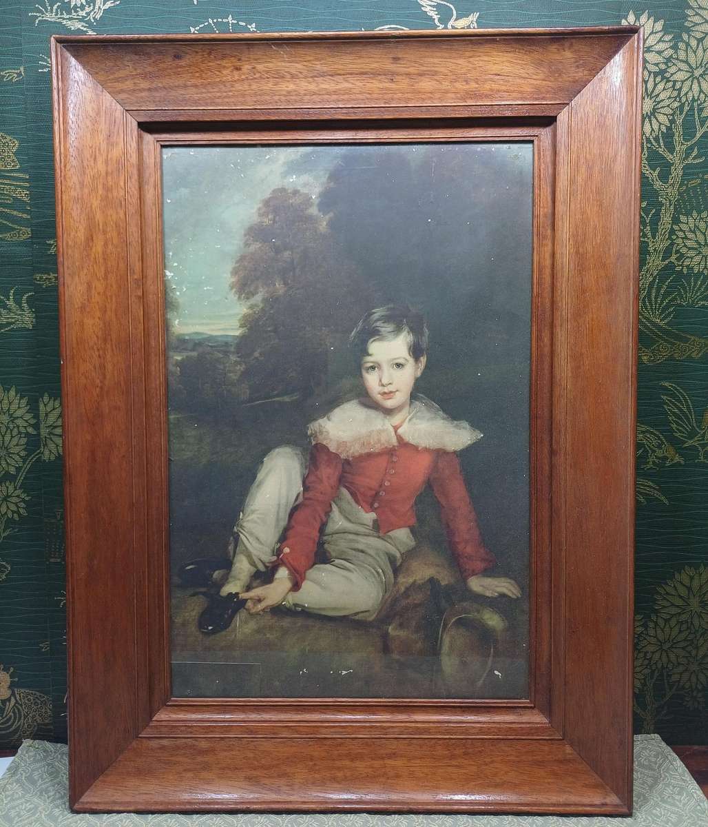 Lord Seaham as a boy | print | wooden frame with glass | 49 X 65 CM |