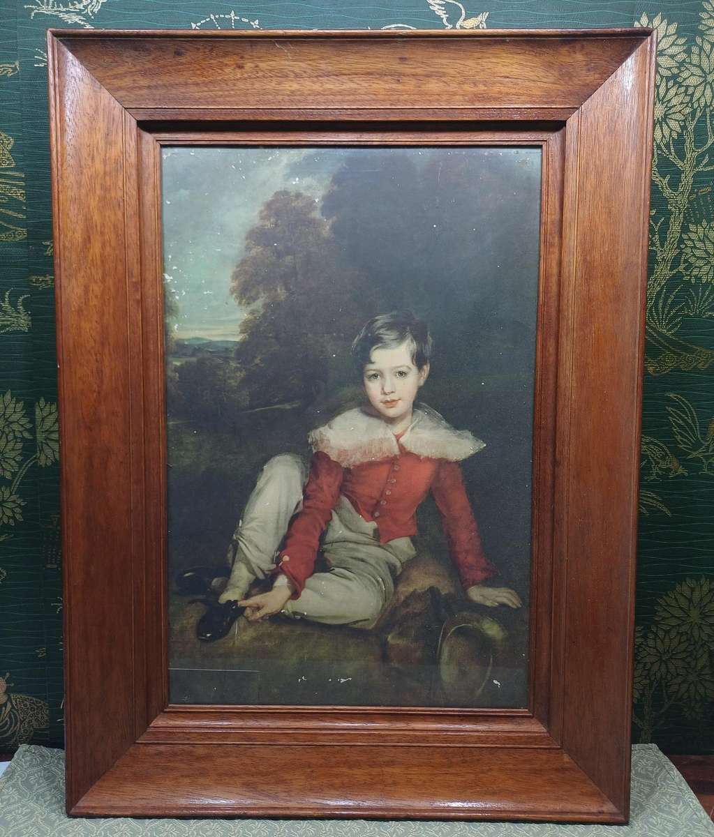 Lord Seaham as a boy | print | wooden frame with glass | 49 X 65 CM |