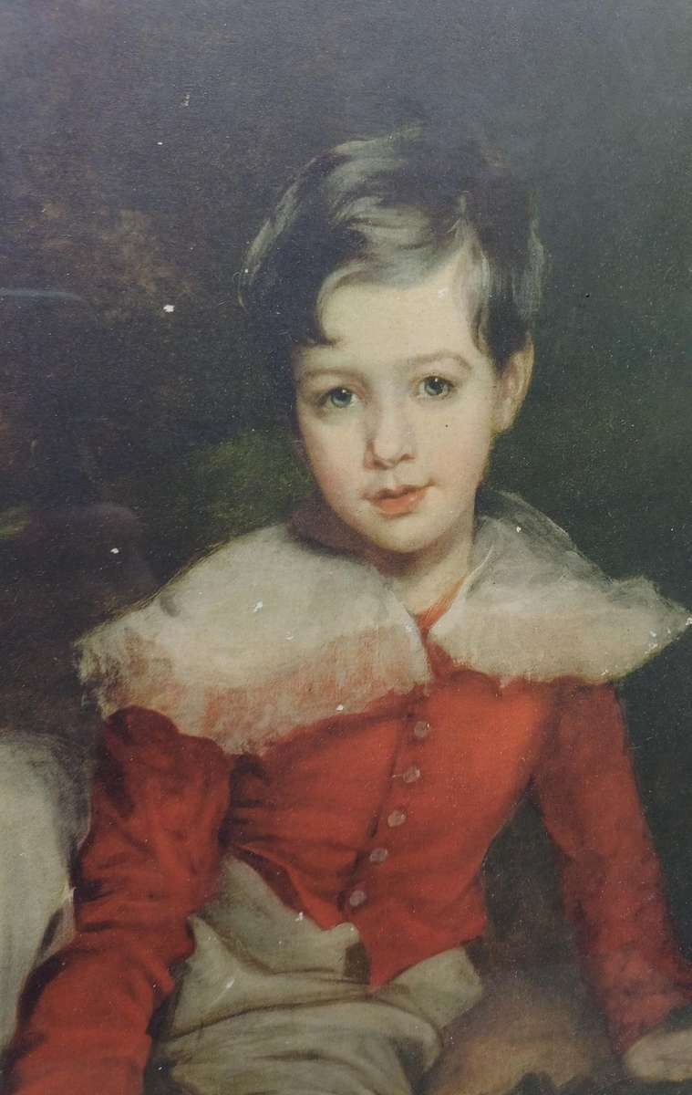 Lord Seaham as a boy | print | wooden frame with glass | 49 X 65 CM |