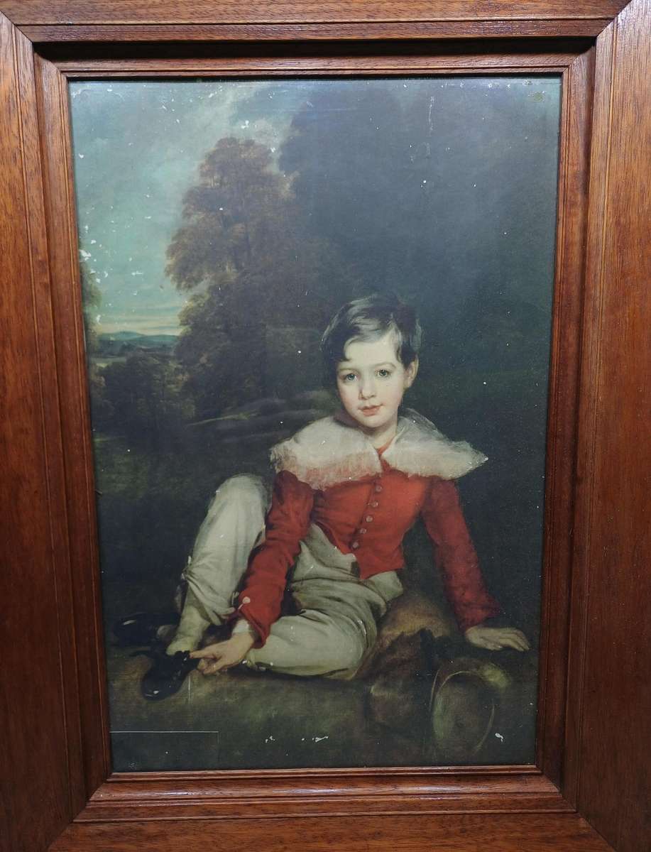 Lord Seaham as a boy | print | wooden frame with glass | 49 X 65 CM |