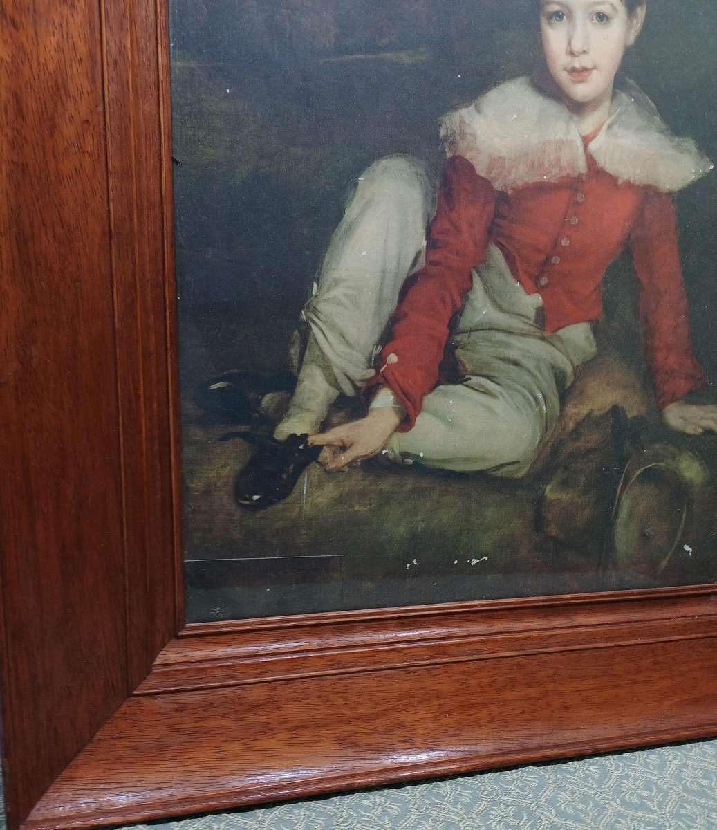 Lord Seaham as a boy | print | wooden frame with glass | 49 X 65 CM |