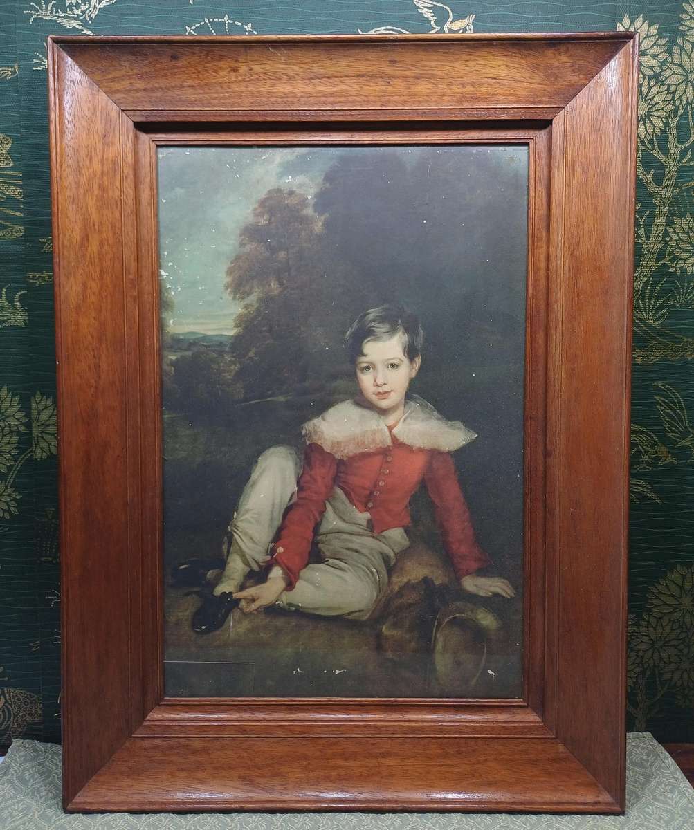 Lord Seaham as a boy | print | wooden frame with glass | 49 X 65 CM |