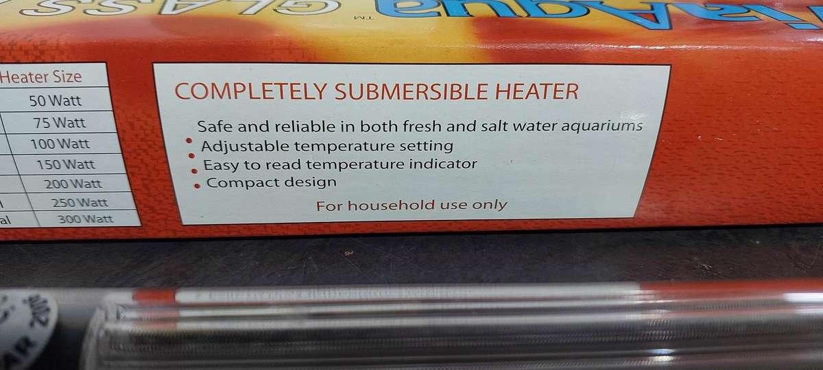 Via Aqua Glass 100 watt aquarium heater | 01 |
