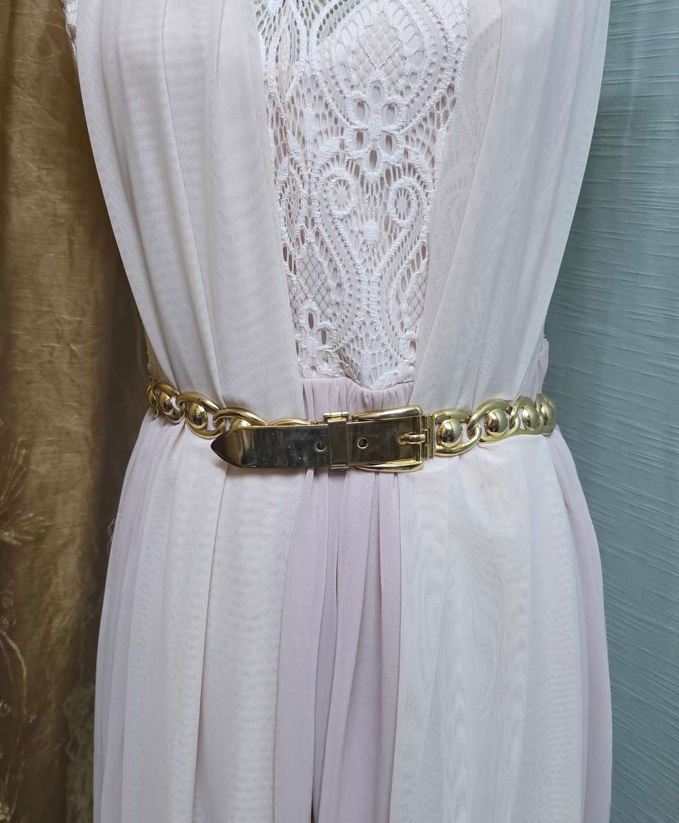 Ladies  Gold Metal Belt