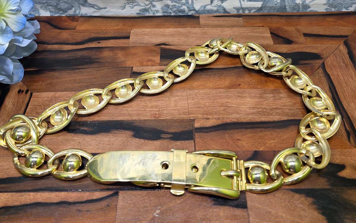Ladies  Gold Metal Belt