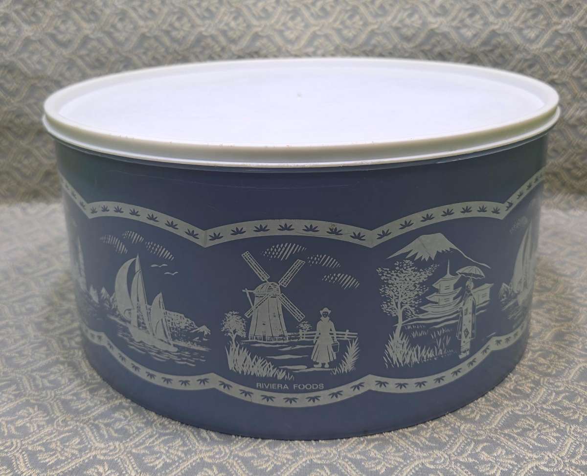 RIVIERA FOODS  BISCUIT CONTAINER