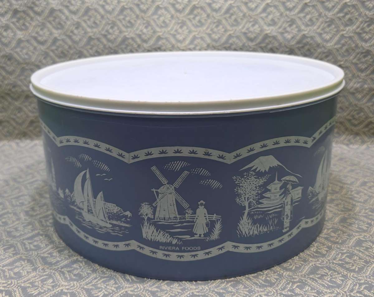 RIVIERA FOODS  BISCUIT CONTAINER