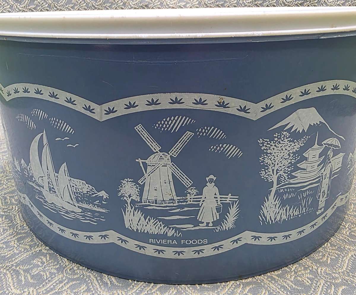 RIVIERA FOODS  BISCUIT CONTAINER
