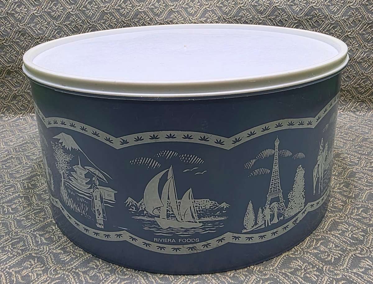 RIVIERA FOODS  BISCUIT CONTAINER
