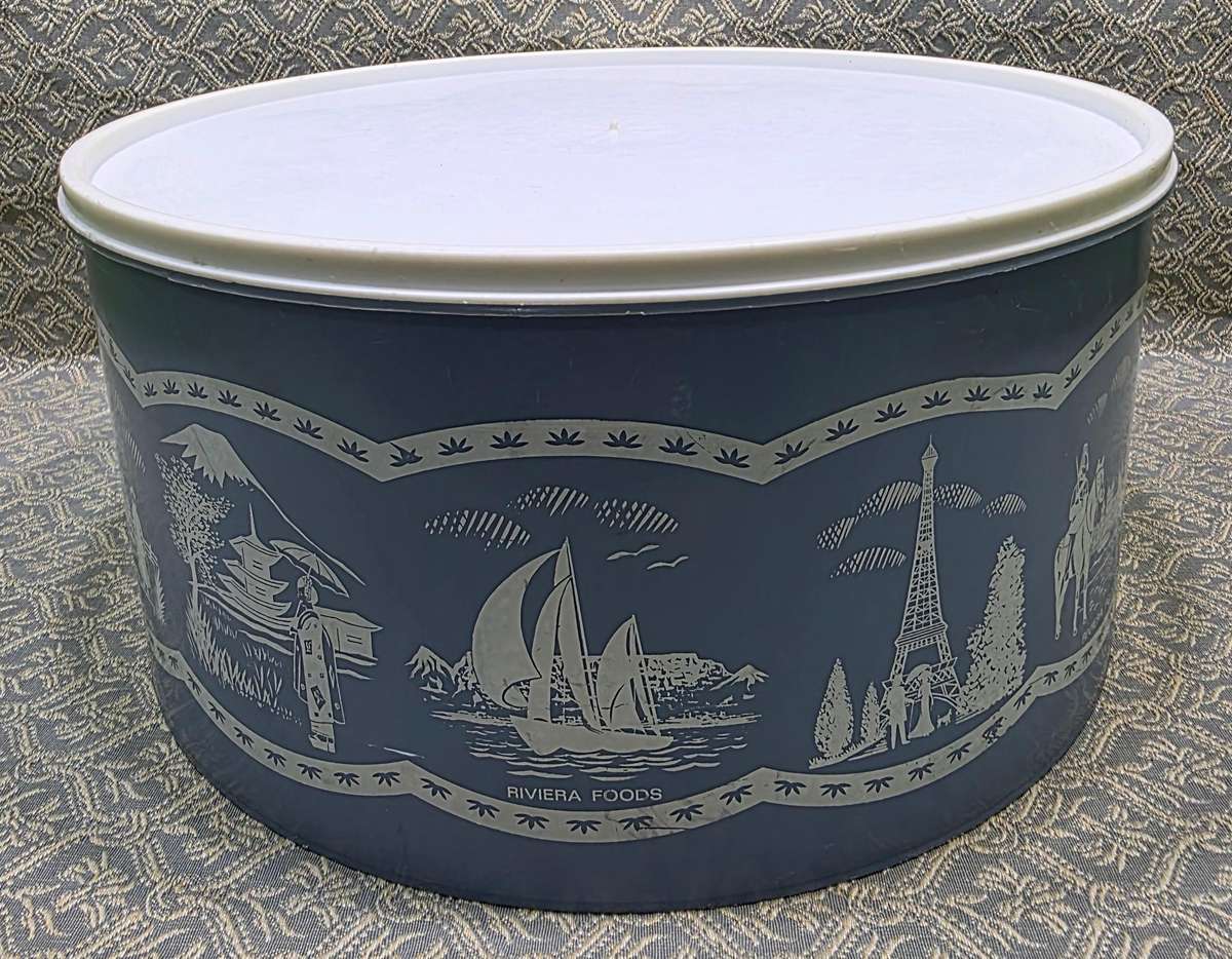 RIVIERA FOODS  BISCUIT CONTAINER