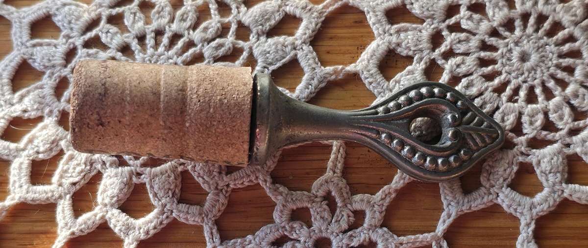 Vintage Glass and Silver plated Carafe Decanter