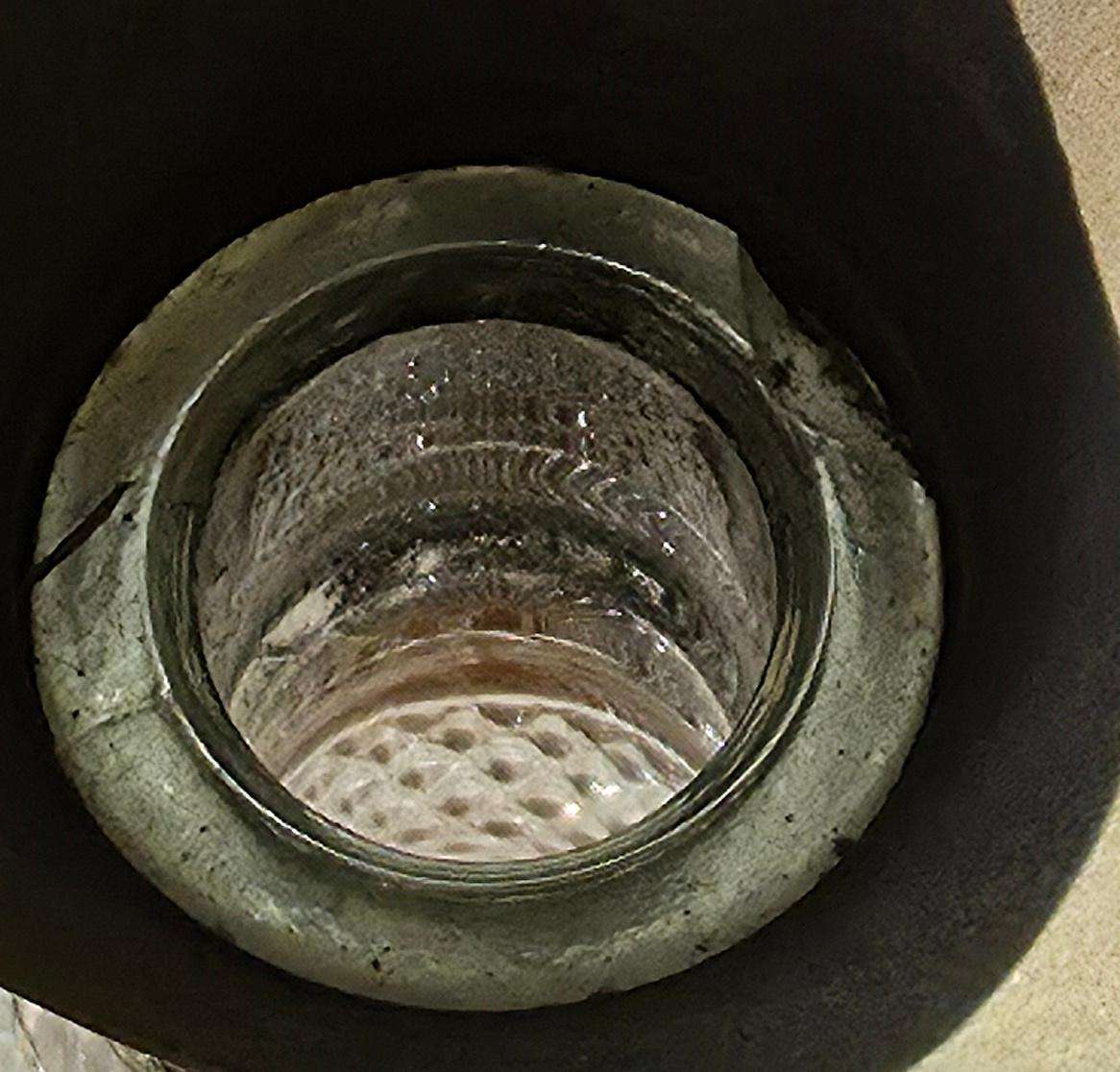 Vintage Glass and Silver plated Carafe Decanter