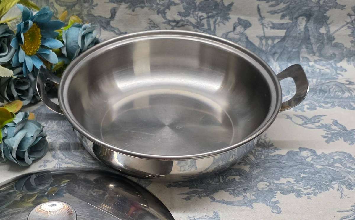 STAINLESS STEEL BOWL WITH LID | HEAVY |