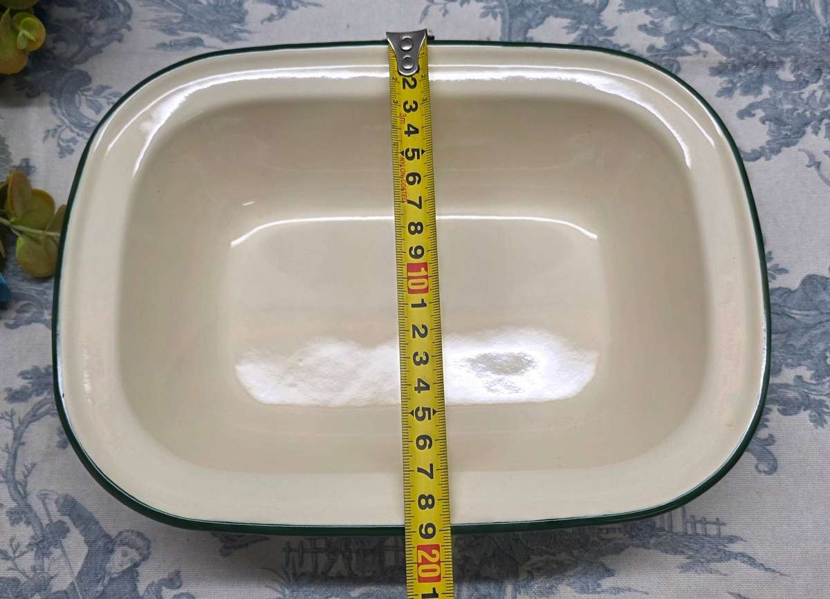 ENAMEL PIE DISH | HOME | KITCHEN |