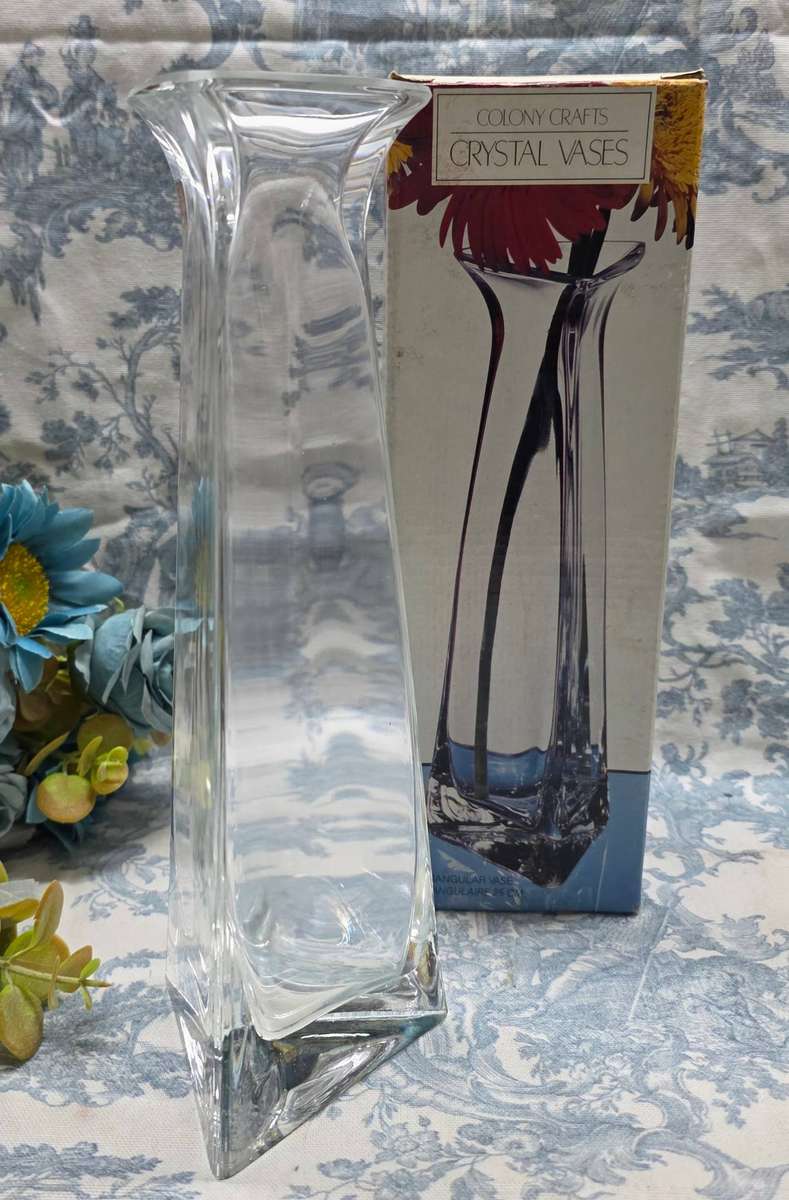 CRYSTAL VASE | MADE IN TURKEY | IN BOX