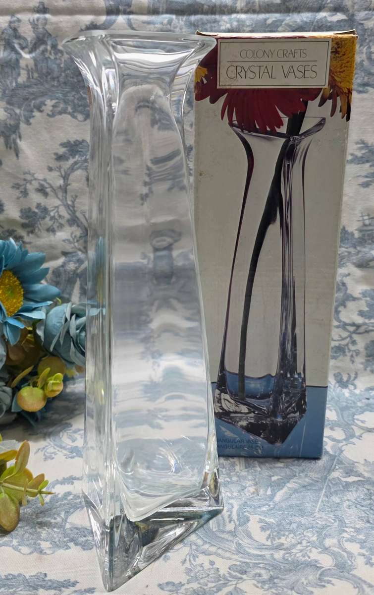 CRYSTAL VASE | MADE IN TURKEY | IN BOX