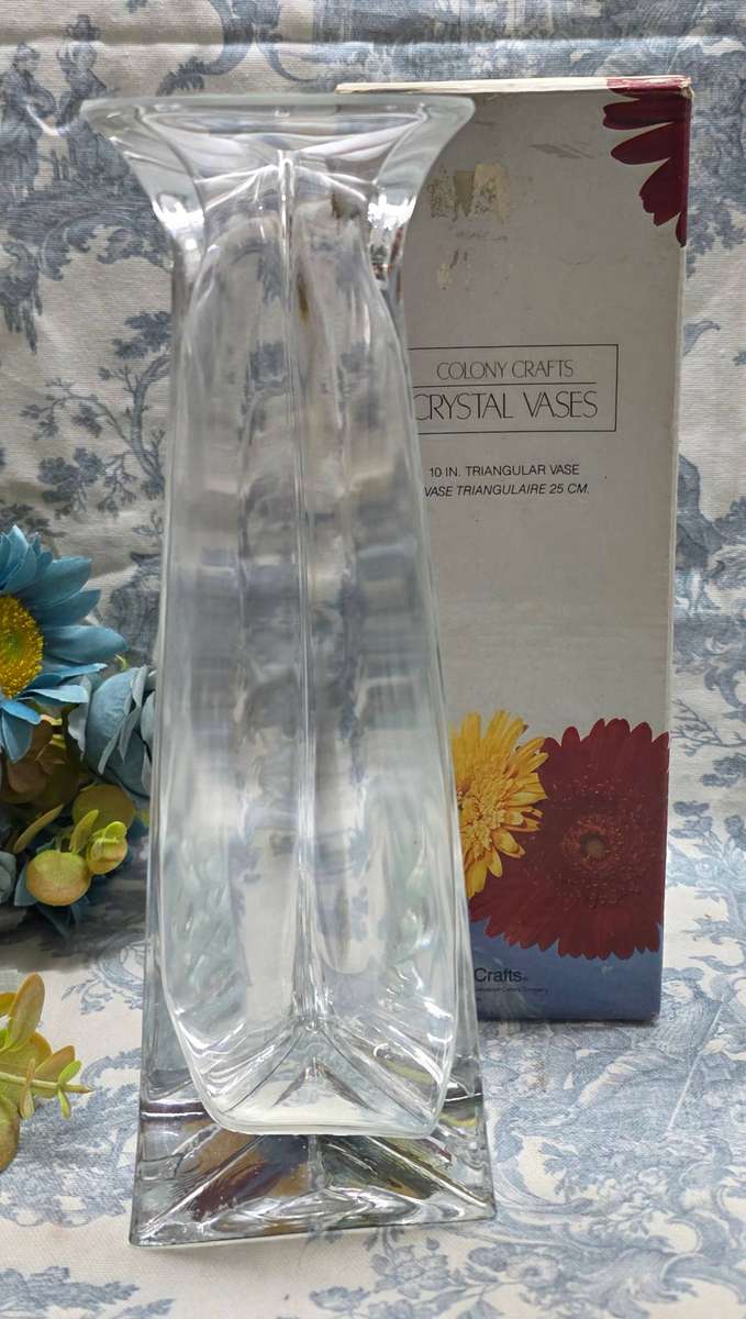 CRYSTAL VASE | MADE IN TURKEY | IN BOX