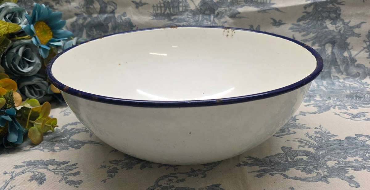 Vintage Enamel Bowl