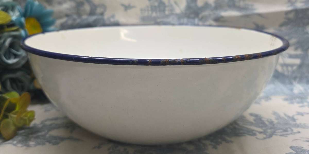 Vintage Enamel Bowl