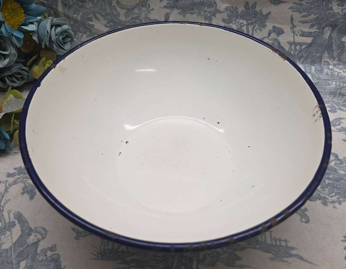 Vintage Enamel Bowl