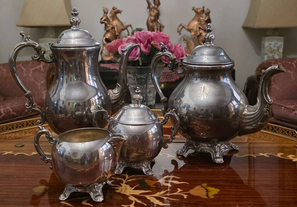FB Rogers Silver-Plated Coffee & Tea Set