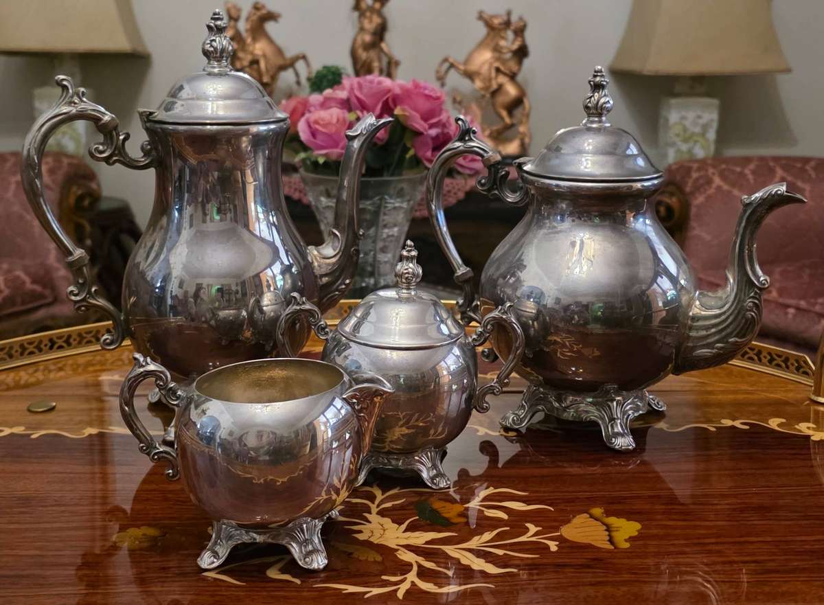 FB Rogers Silver-Plated Coffee & Tea Set