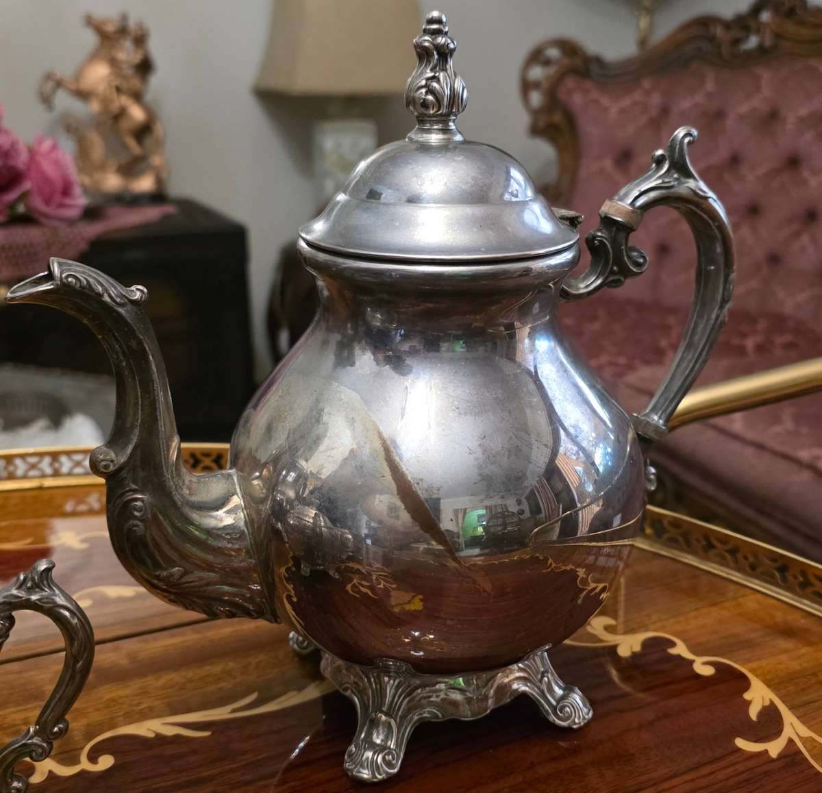 FB Rogers Silver-Plated Coffee & Tea Set