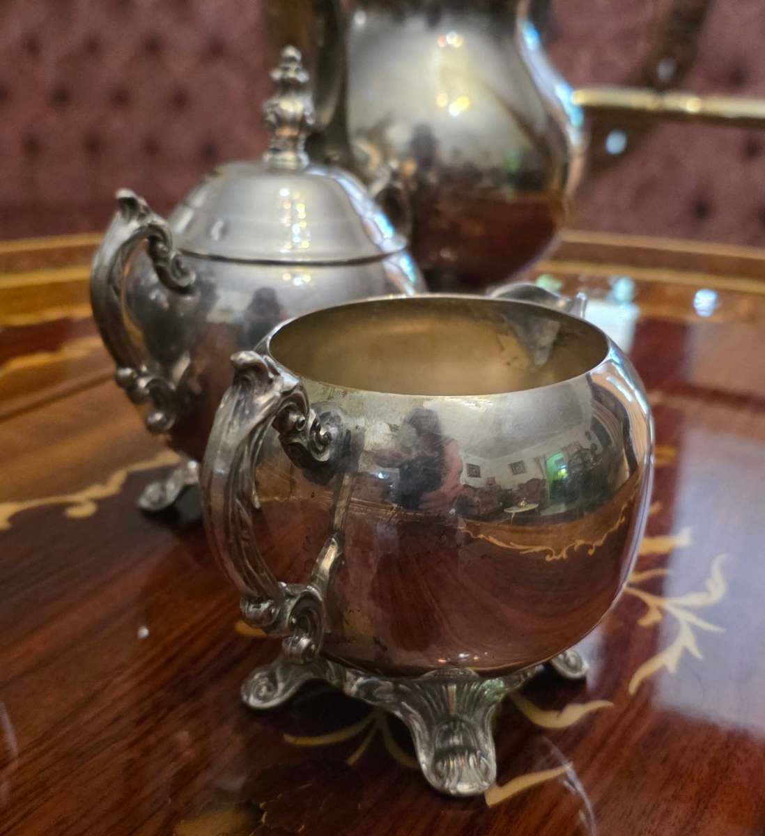 FB Rogers Silver-Plated Coffee & Tea Set