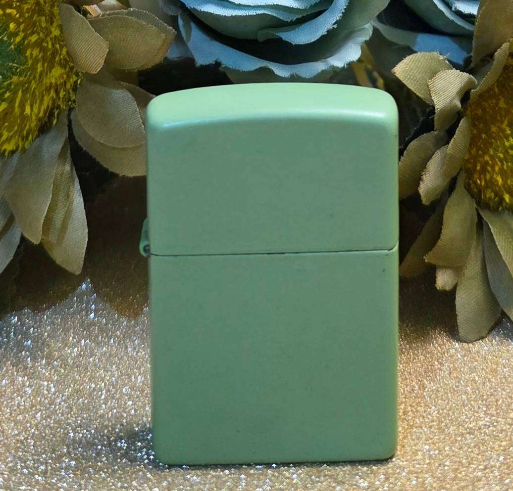 Neon Lemon-Lime Matte Zippo Lighter (2015 Release)