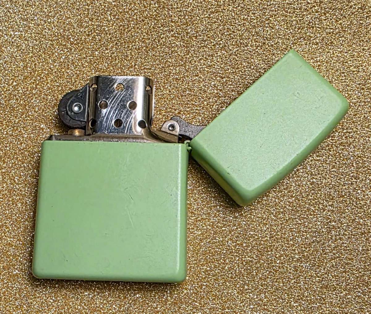 Neon Lemon-Lime Matte Zippo Lighter (2015 Release)