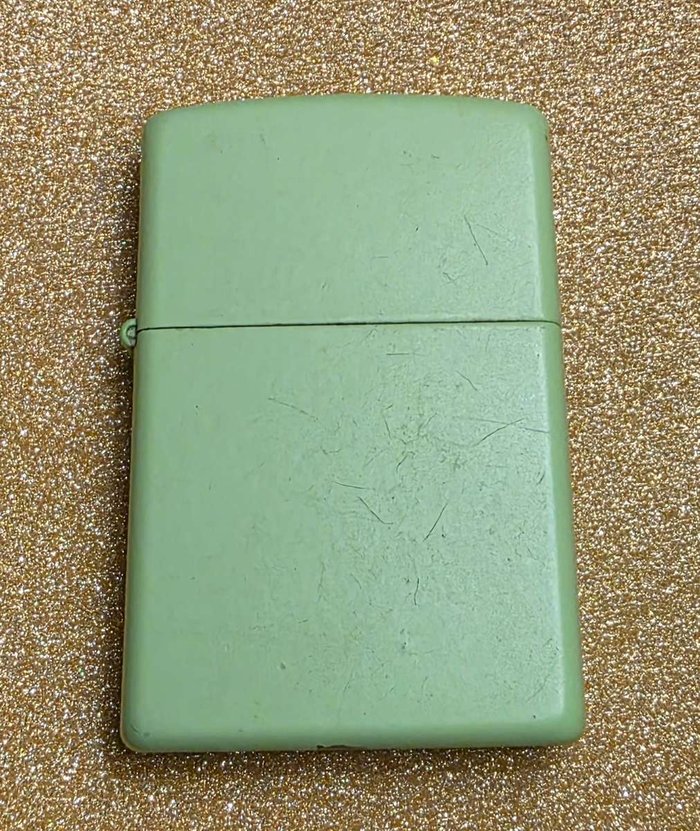 Neon Lemon-Lime Matte Zippo Lighter (2015 Release)