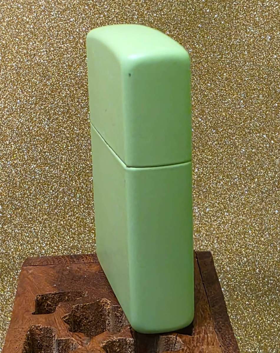 Neon Lemon-Lime Matte Zippo Lighter (2015 Release)