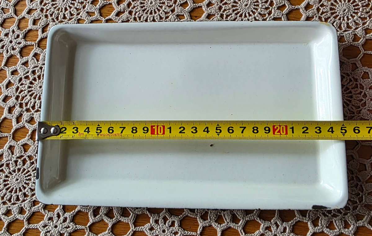 VINTAGE ENAMEL TRAY