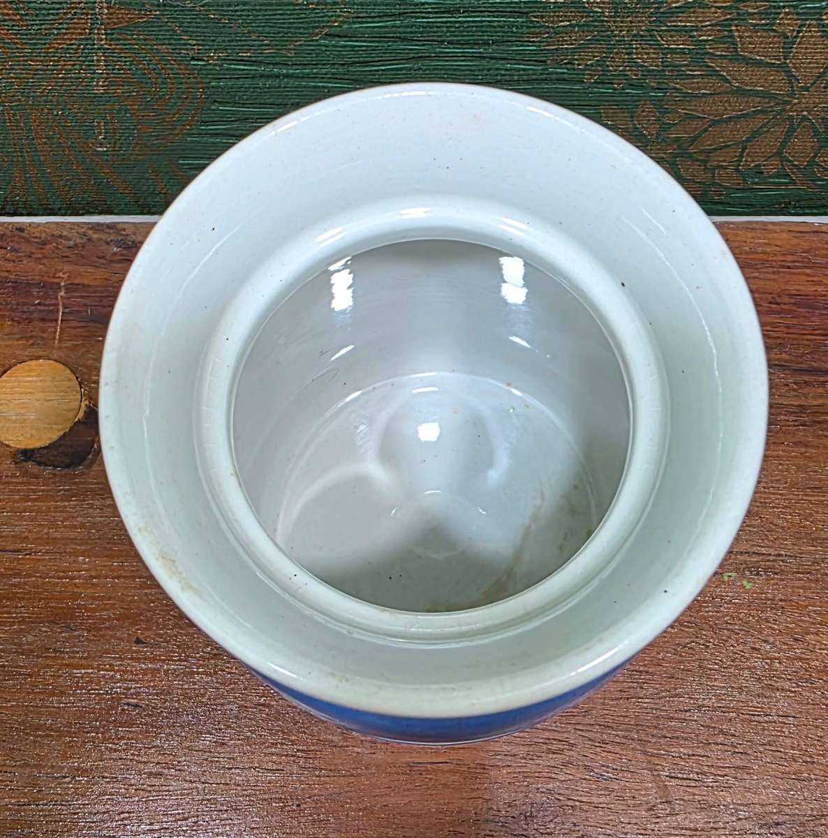 Vintage T.G.Green Blue & White Cornishware JAR | 02 |