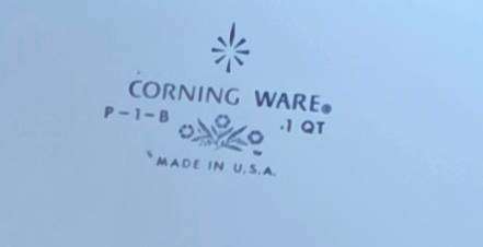 CORNING WARE BOWL WITH LID