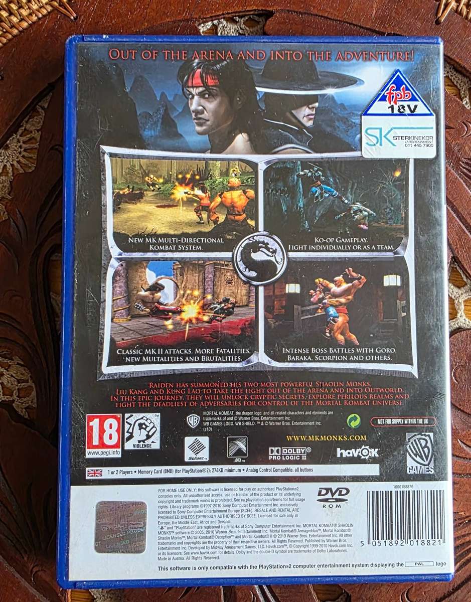 Mortal Kombat - Shaolin Monks (PS2)