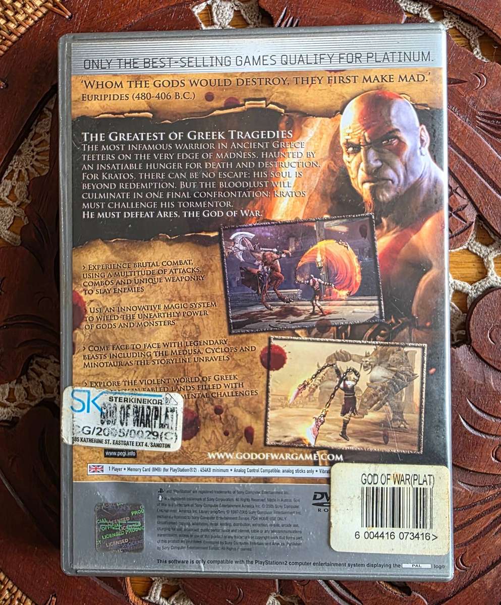 God of War  Sony PlayStation 2