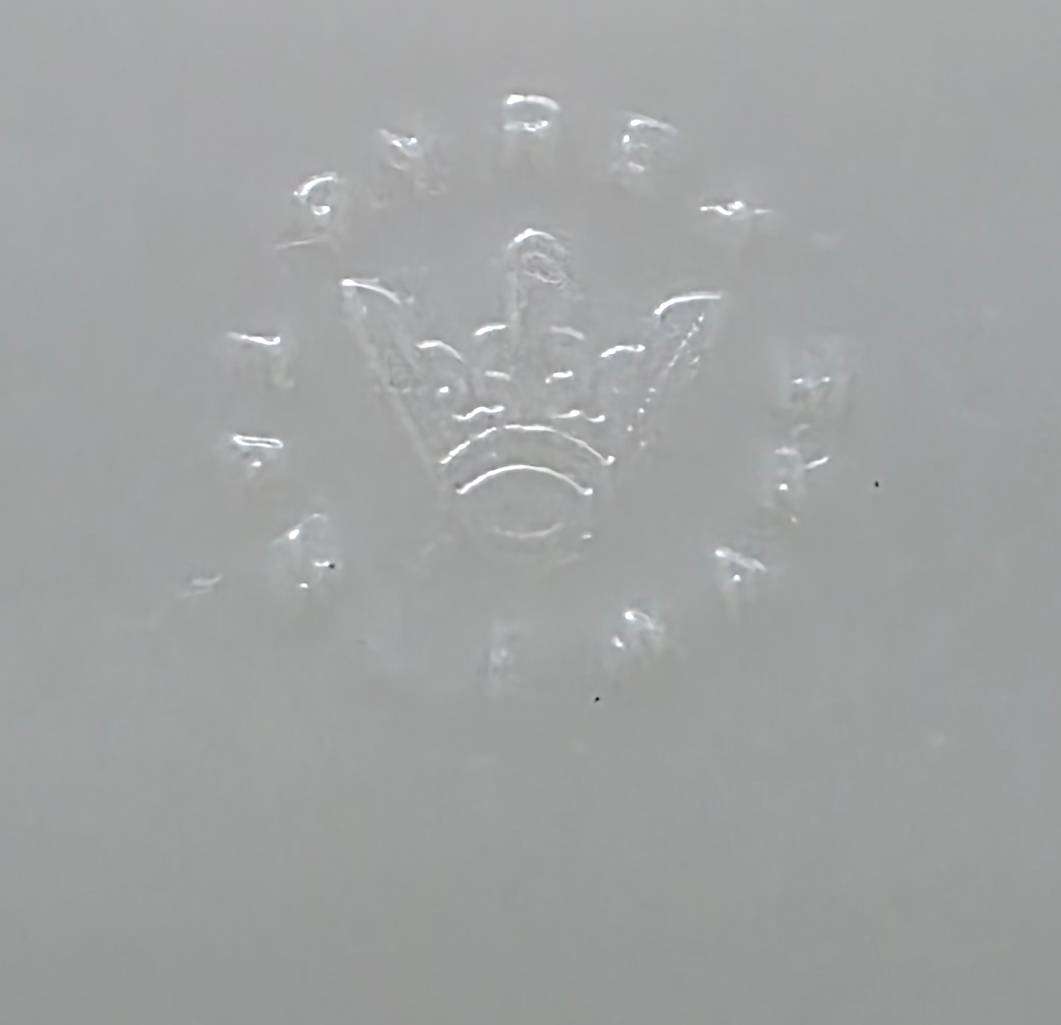 Pyrex Vintage Turquoise Snowflake Casserole Dish