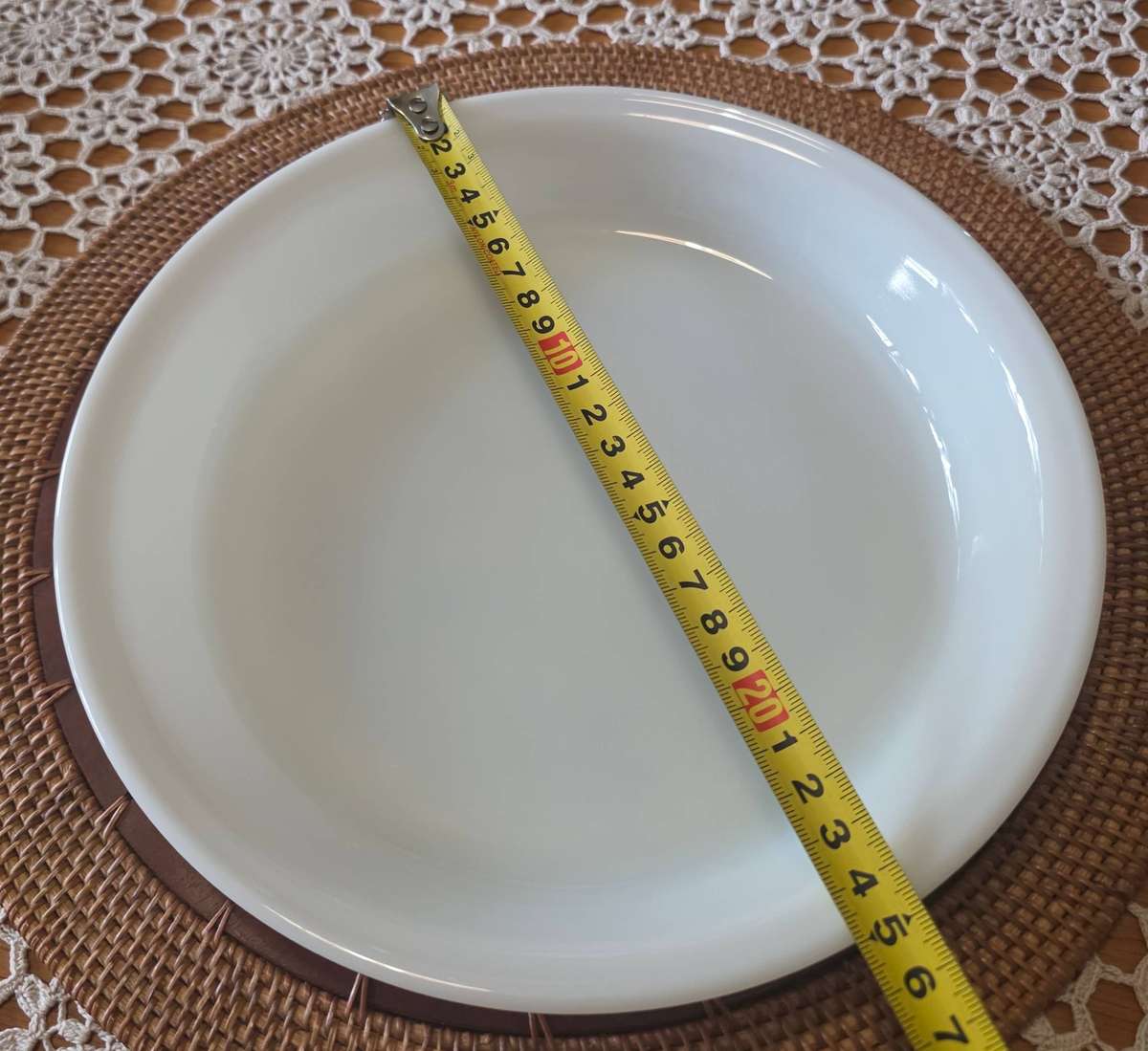 PYRED MILK GLASS PIE BOWL | USA | CORNING |