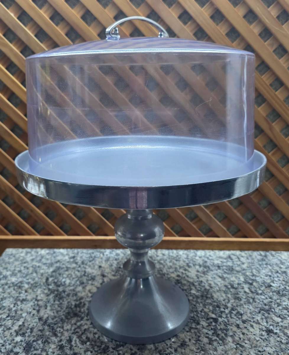 CAKE STAND AND DOME