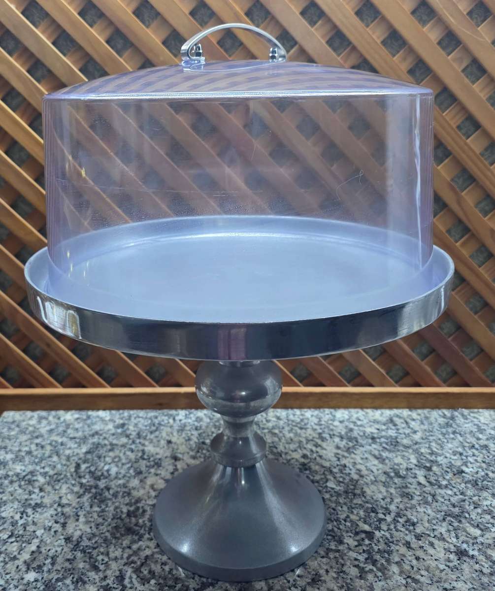 CAKE STAND AND DOME