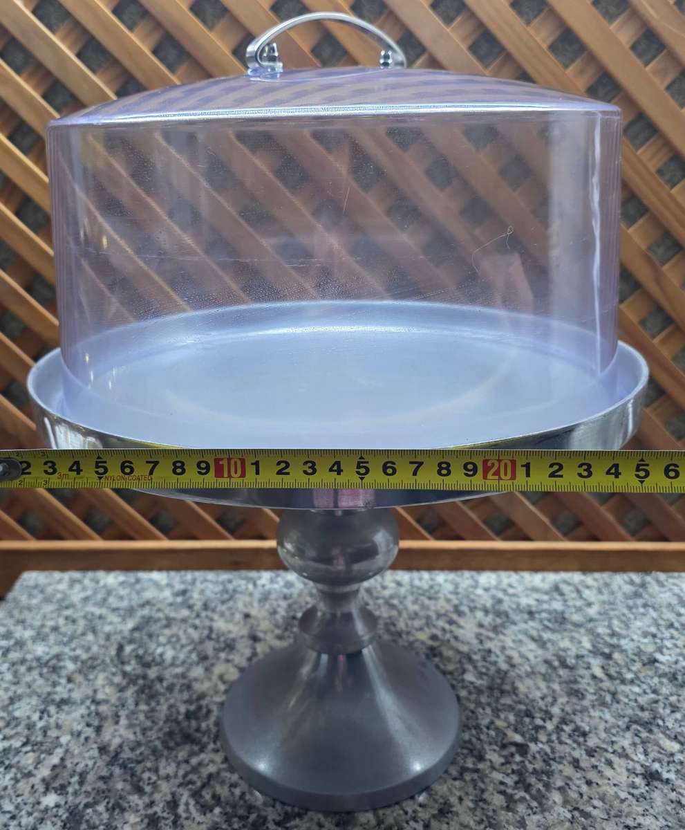 CAKE STAND AND DOME
