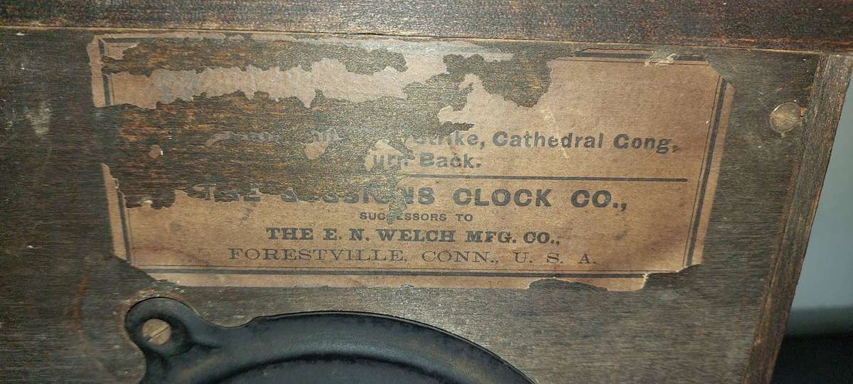 Late 19th century Sessions Clock .