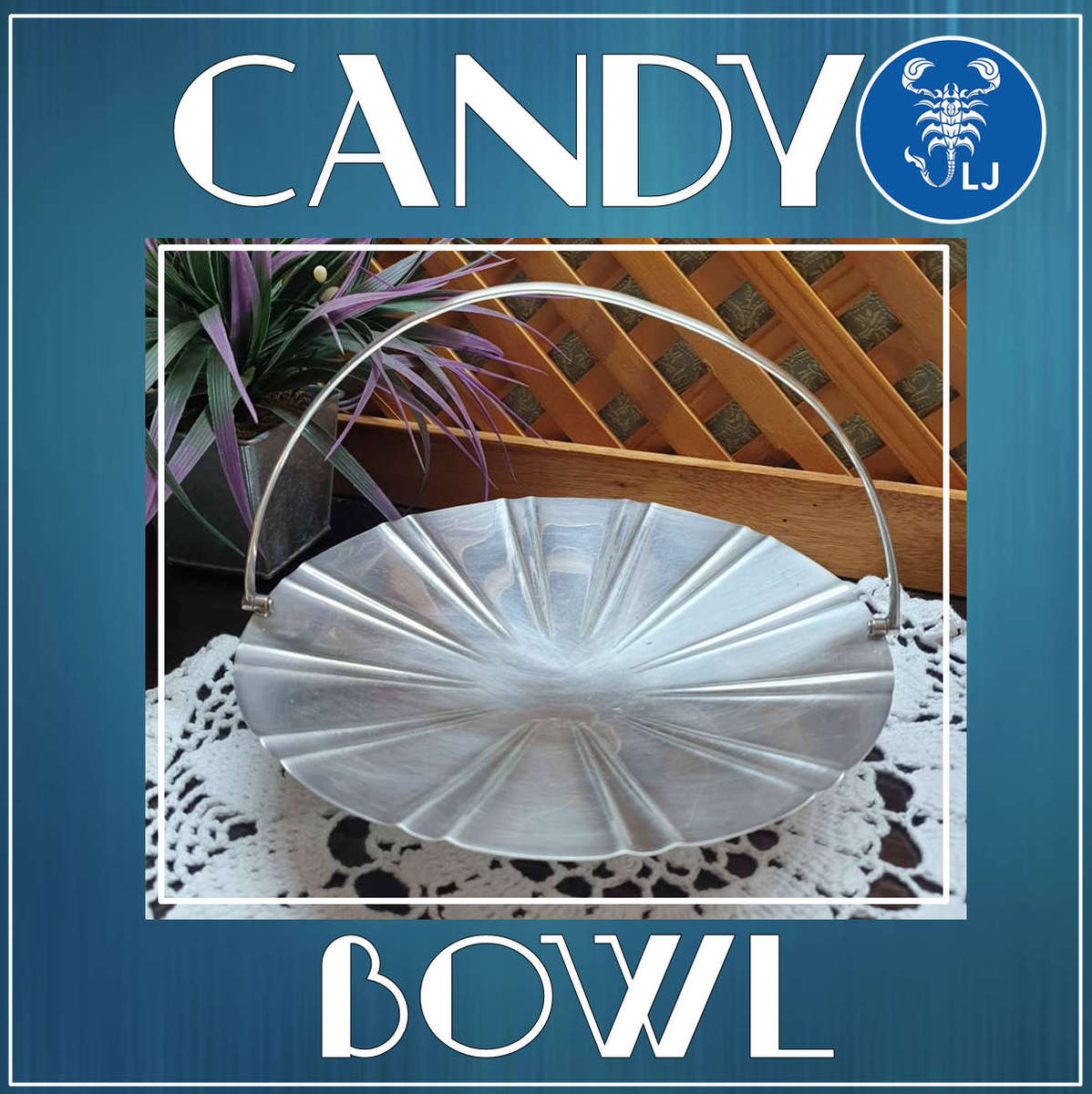 SILVER PLATED CANDY BOWL
