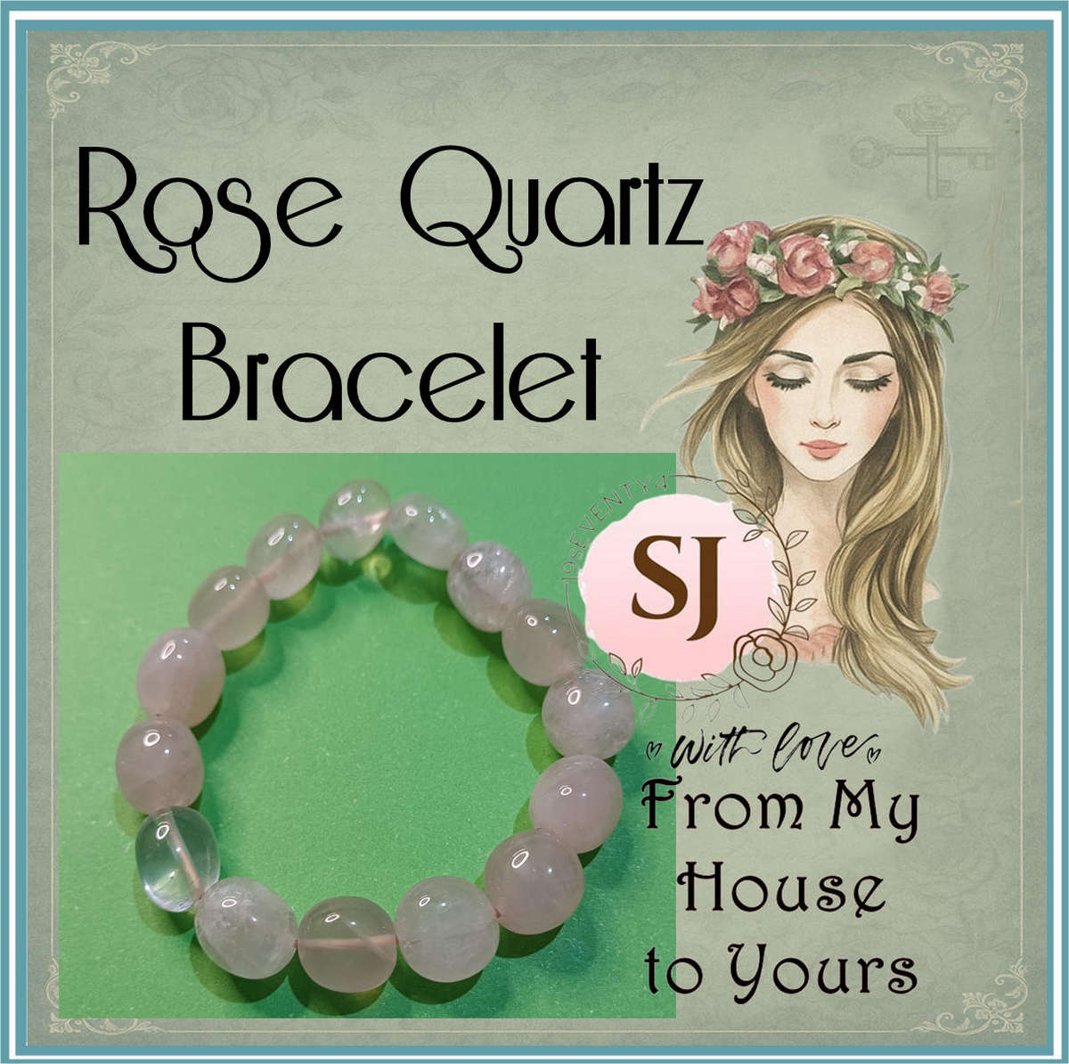 Natural Rose Quartz Bracelet