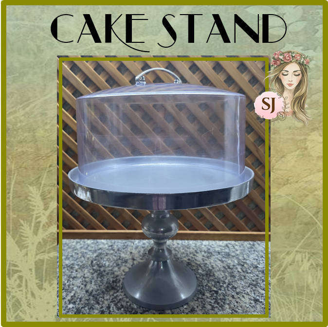 CAKE STAND AND DOME