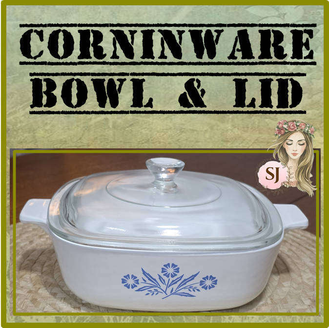 CORNING WARE BOWL WITH LID