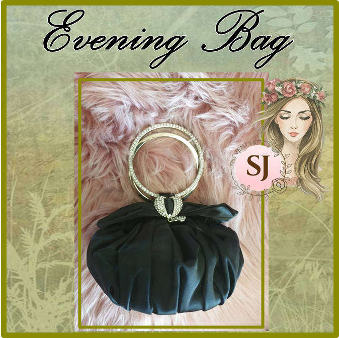 SMALL BLACK EVENING BAG
