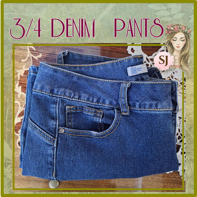 3/4 Denim Pants | Ladies |